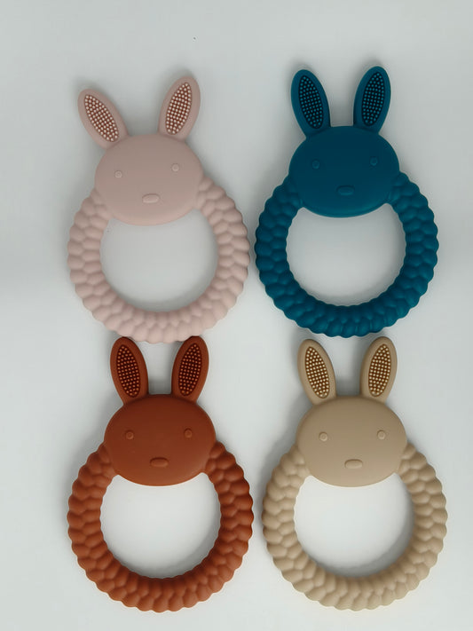 Silicon bunny teether
