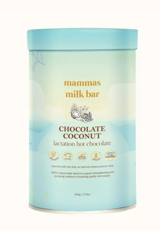Mammas Milk Bar Lactation Hot Chocolate - Coconut Chocolate 500grams
